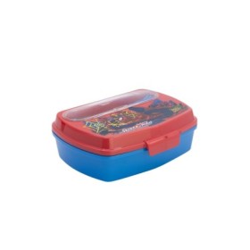 FUNNY SANDWICH BOX WITH CUTLERY SPIDERMAN MOVING TARGET