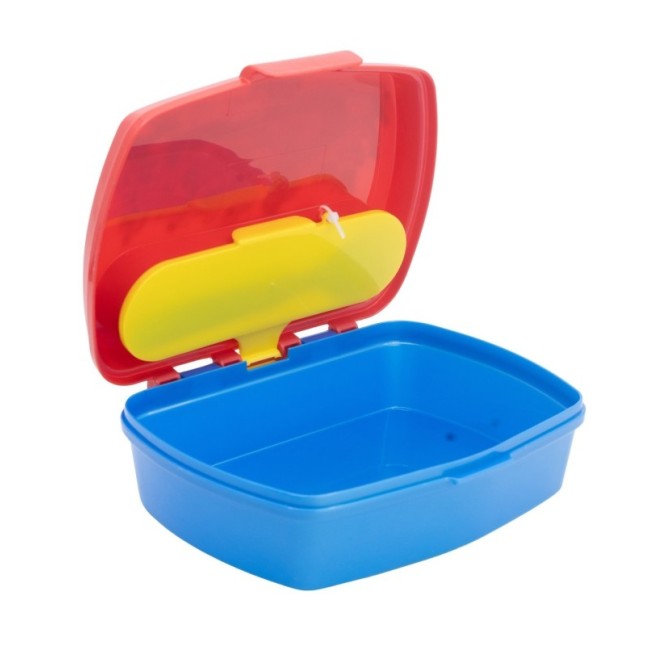 FUNNY SANDWICH BOX WITH CUTLERY SPIDERMAN MOVING TARGET