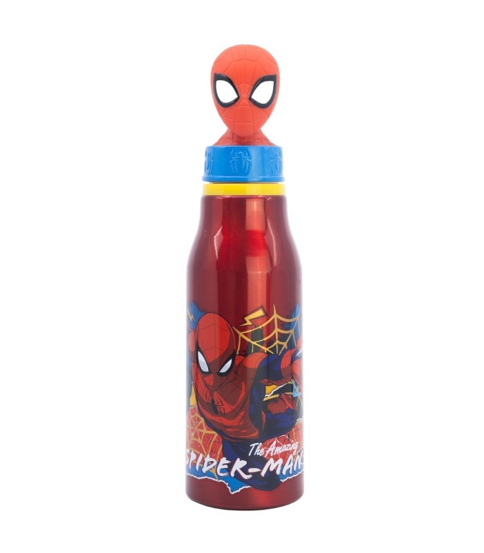 3D FIGURINE ALUMINIUM BOTTLE 690 ML SPIDERMAN MOVING TARGET