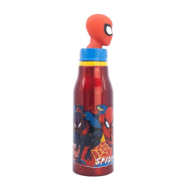 3D FIGURINE ALUMINIUM BOTTLE 690 ML SPIDERMAN MOVING TARGET
