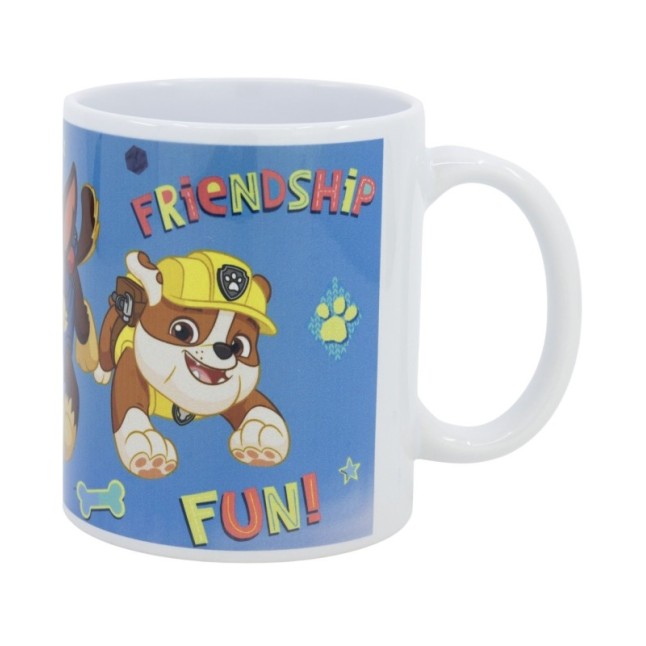 CERAMIC SB MUG 11 OZ IN BOXPAW PATROL BOY FRIENDSHIP BADGE