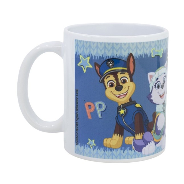CERAMIC SB MUG 11 OZ IN BOX PAW PATROL BOY PATCHED TOGETHER