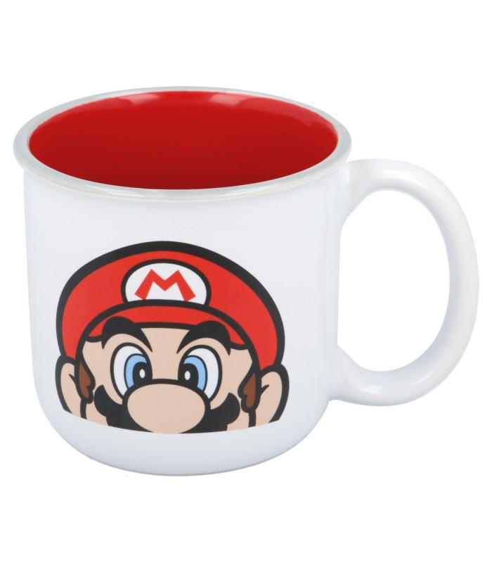 CERAMIC BREAKFAST MUG 14 OZ IN GIFT BOX SUPER MARIO