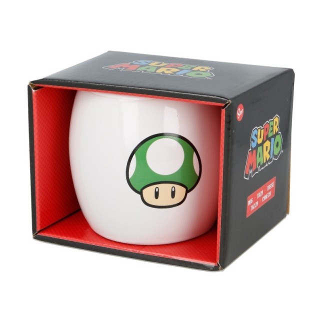 CERAMIC GLOBE MUG 13 OZ IN GIFT BOX SUPER MARIO