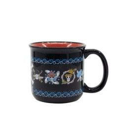CERAMIC BREAKFAST MUG 14 OZ IN GIFT BOX ONE PIECE SKULLS ANIME