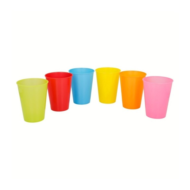 6 PCS COLOR PICNIC TUMBLERS SET