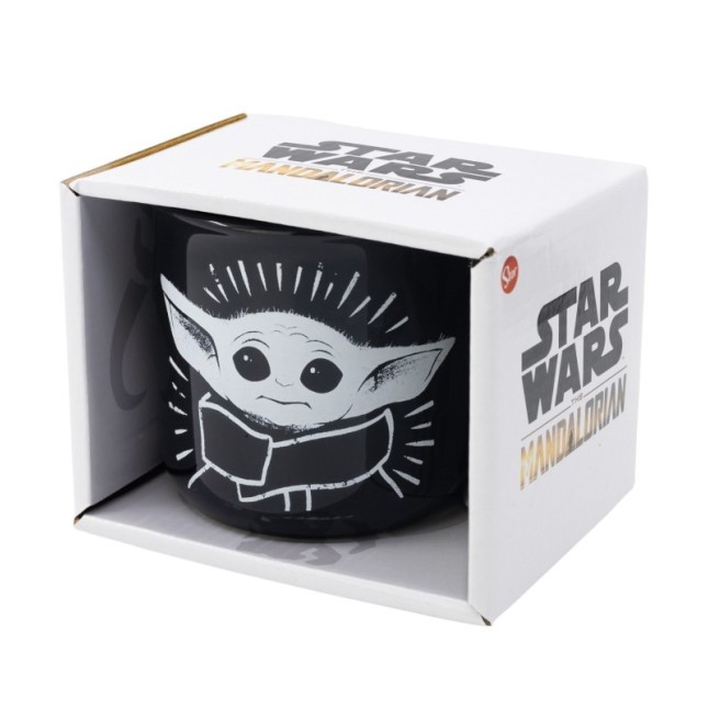 CERAMIC BREAKFAST MUG 14 OZ IN GIFT BOX THE CHILD MANDALORIAN