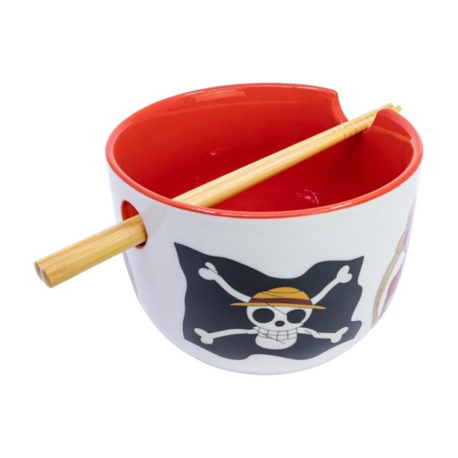 CERAMIC RAMEN BOWL WITH CHOPSTICKS IN GIFT BOX ONE PIECE CLASSIC