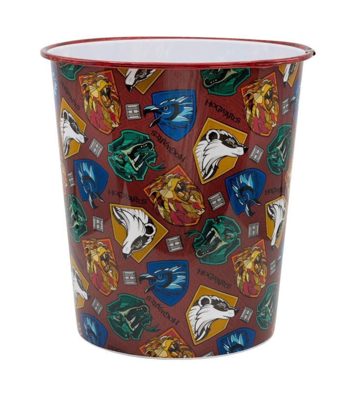 DUSTBIN HARRY POTTER SCHOOL SHIELDS