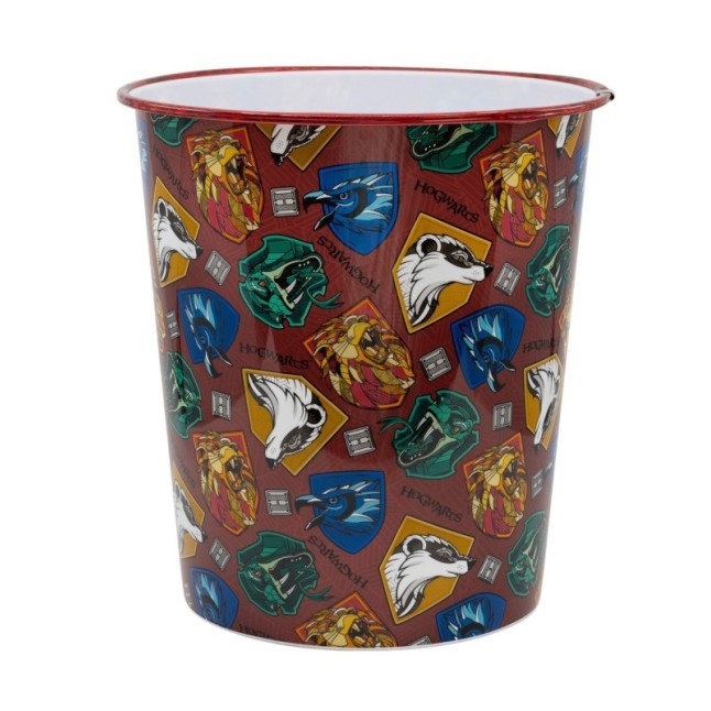 DUSTBIN HARRY POTTER SCHOOL SHIELDS
