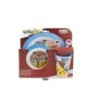 5 PCS  MCIRO SET (PLATE, BOWL, TUMBLER, CUTLERY) POKEMON DISTORTION