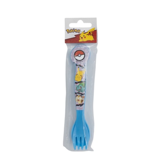2 PCS PP CUTLERY (SPOON AND FORK) SET IN POLYBAG POKEMON DISTORSION