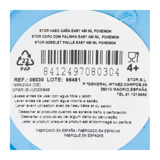 EASY SPORT TUMBLER 430 ML POKEMON DISTORSION