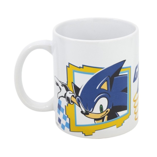 CERAMIC MUG 11 OZ IN GIFT BOX SONIC GAME ON WH