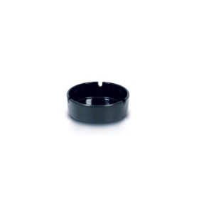 BLACK ROUND MELAMINE ASHTRAY (105X33 MM.)