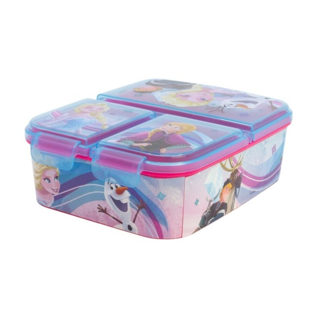 MULTI COMPARTMENT SANDWICH BOX FROZEN IRIDESCENT AQUA