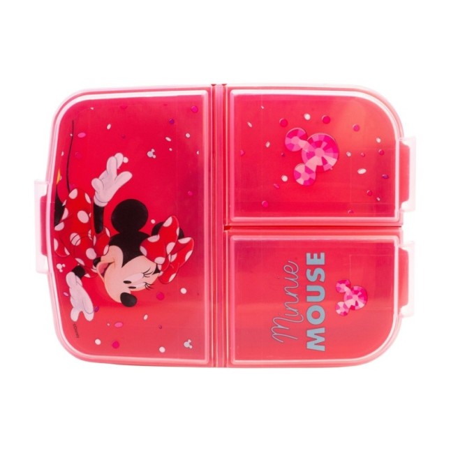 MULTI COMPARTMENT SANDWICH BOX MINNIE ELECTRIC DOLL