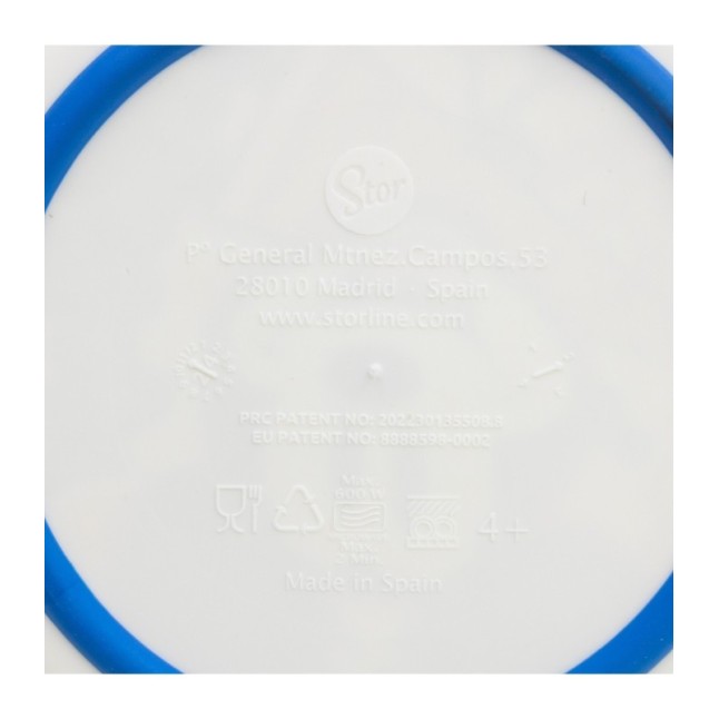 NON SLIP 5 PCS BICOLOR PREMIUM SET (PLATE, BOWL, TUMBLER, CUTLERY) IN STANDARD BOX MICKEY TRUE CHAMPIONS