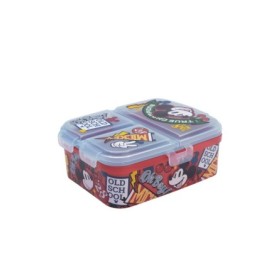 XL MULTI COMPARTMENT RECTANGULAR SANDWICH BOX MICKEY TRUE CHAMPIONS