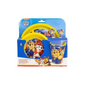 5 PCS EASY SET (PLATE, BOWL, TUMBLER, CUTLERY) (PLATE, BOWL, TUMBLER, CUTLERY) PAW PATROL BOY RESCUE PUPS