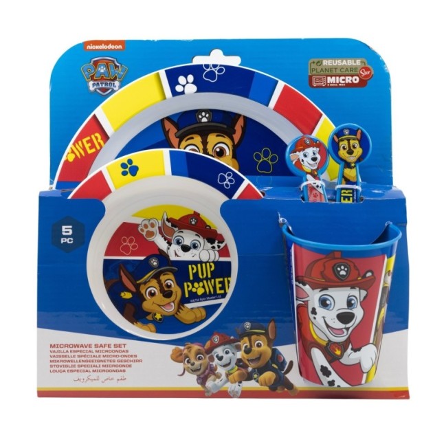 5 PCS  MICRO SET PAW PATROL PUP POWER