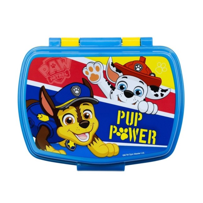 FUNNY SANDWICH BOX PAW PATROL PUP POWER