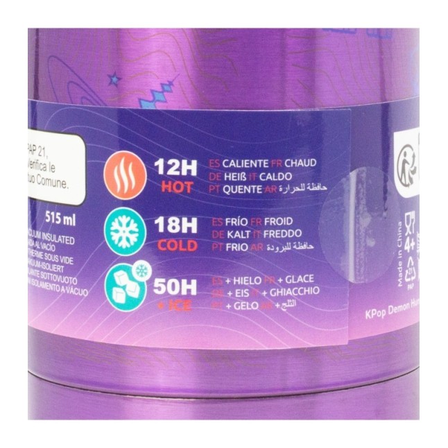 INSULATED STAINLESS STEEL BOTTLE 515 ML KPOP DEMON HUNTERS