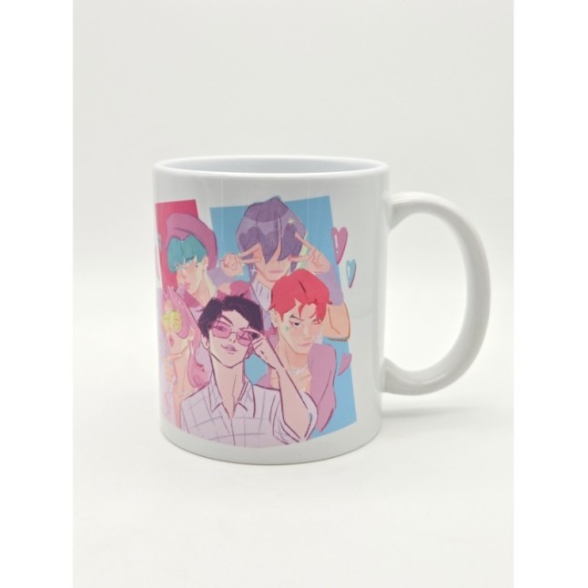 CERAMIC SB MUG 11 OZ IN BOX KPOP SAJA BOYS