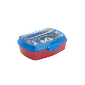 FUNNY SANDWICH BOX WITH CUTLERY MICKEY TRUE CHAMPIONS