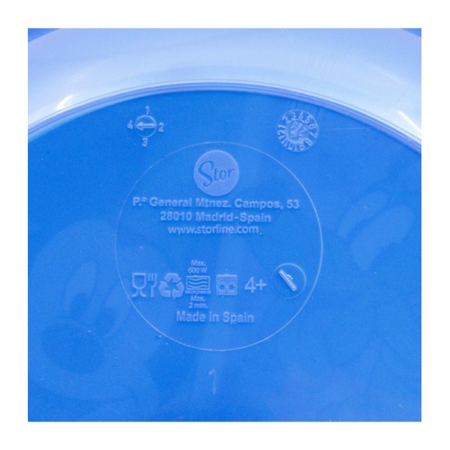 5 PCS EASY SET (PLATE, BOWL, TUMBLER, CUTLERY) (PLATE, BOWL, TUMBLER, CUTLERY) MICKEY HAS FUN