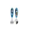 2 PCS ELLIPTICAL METALLIC CUTLERY (SPOON AND FORK) SET MICKEY TRUE CHAMPIONS
