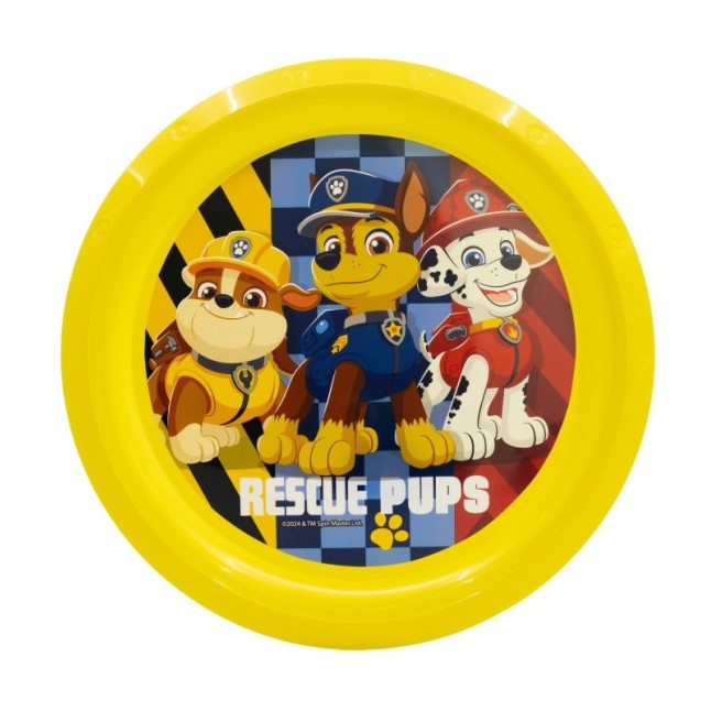 EASY PP PLATE PAW PATROL BOY RESCUE PUPS