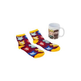 SOCKS AND CERAMIC MUG 11 OZ SET HARRY POTTER CHIBI