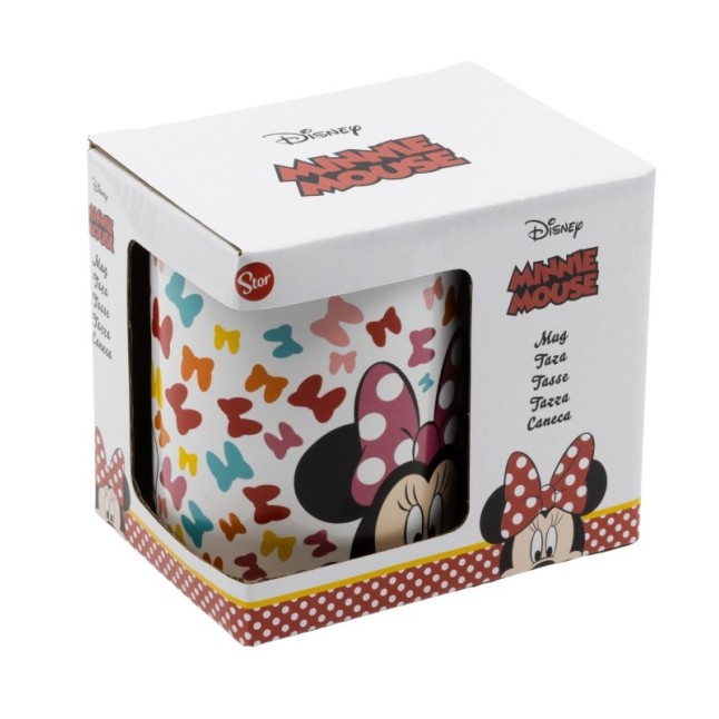 CERAMIC MUG 11 OZ IN GIFT BOX MINNIE SO EDGY BOWS