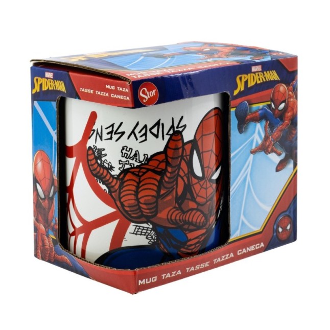 CERAMIC MUG 11 OZ IN GIFT BOX SPIDERMAN URBAN WEB