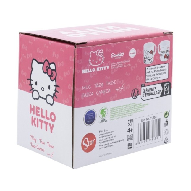 CERAMIC MUG 11 OZ IN GIFT BOX HELLO KITTY