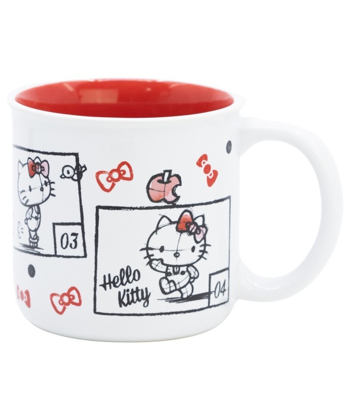 CERAMIC BREAKFAST MUG 14 OZ IN GIFT BOX HELLO KITTY