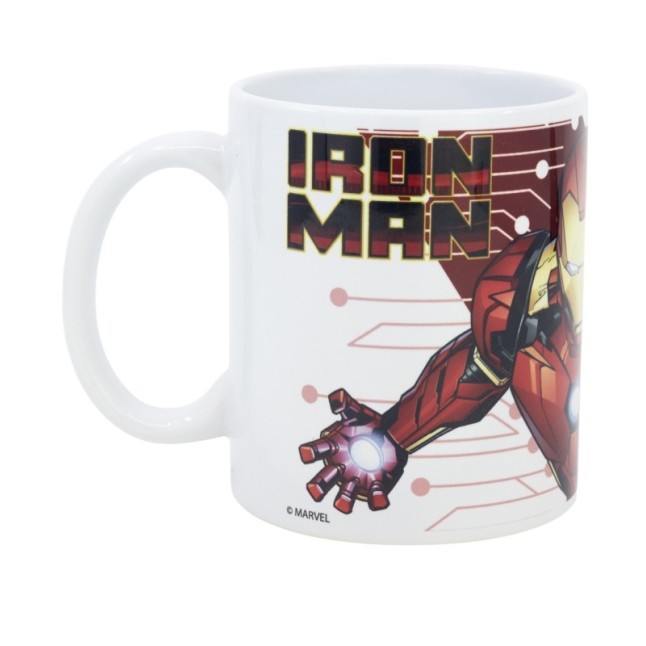 CERAMIC SB MUG 11 OZ IN BOX AVENGERS IRONMAN FLYING STAR