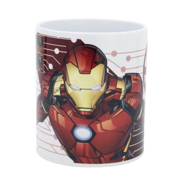 CERAMIC SB MUG 11 OZ IN BOX AVENGERS IRONMAN FLYING STAR