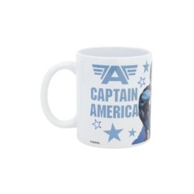 CERAMIC SB MUG 11 OZ IN BOX AVENGERS CAPTAIN AMERICA SHIELD ATTACK