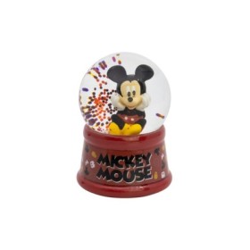 GLASS SNOW GLOBE MICKEY IN GIFT BOX