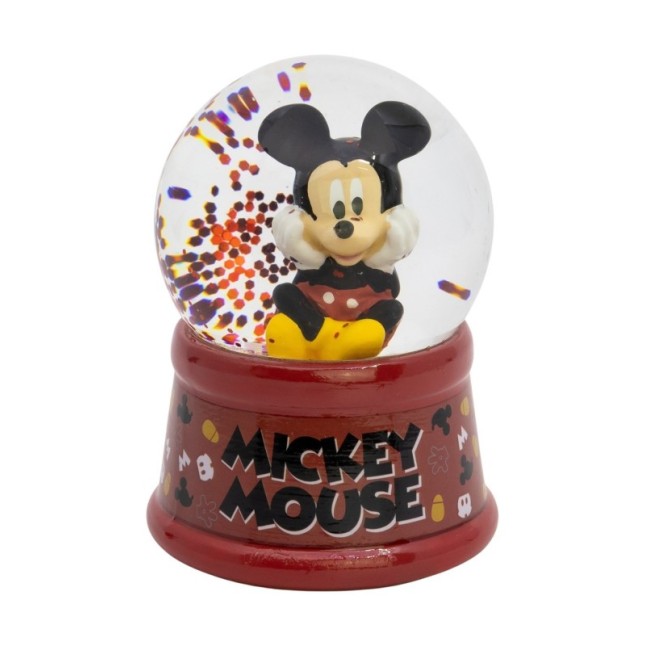 GLASS SNOW GLOBE MICKEY IN GIFT BOX