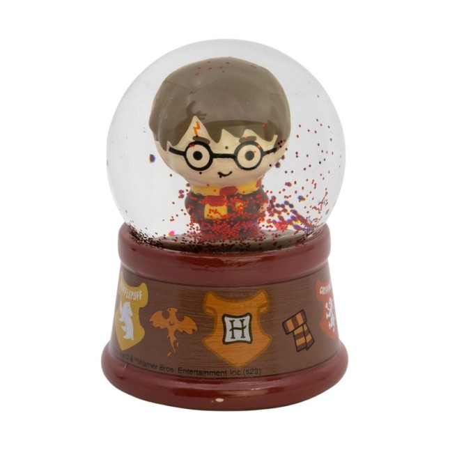 GLASS SNOW GLOBE HARRY POTTER IN GIFT BOX