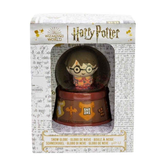 GLASS SNOW GLOBE HARRY POTTER IN GIFT BOX