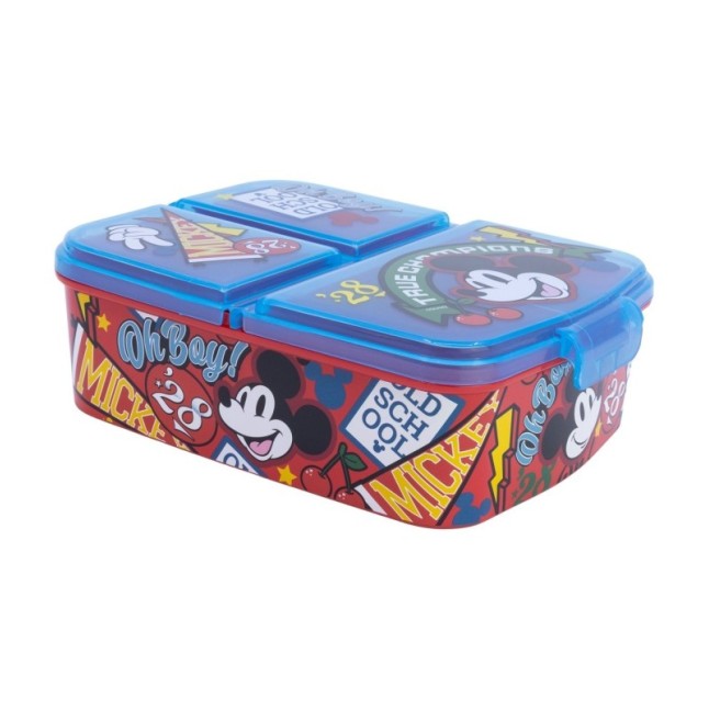MULTI COMPARTMENT SANDWICH BOX MICKEY TRUE CHAMPIONS