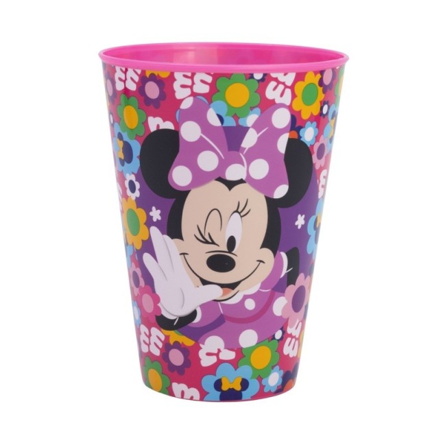 LARGE EASY PP TUMBLER 430 ML MINNIE BOLD FLORALS