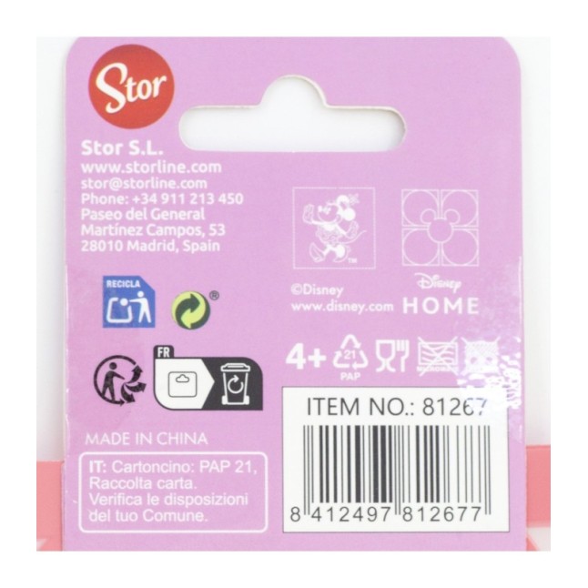 4 ZIPPER BAGS SET MINNIE SUNSHINE