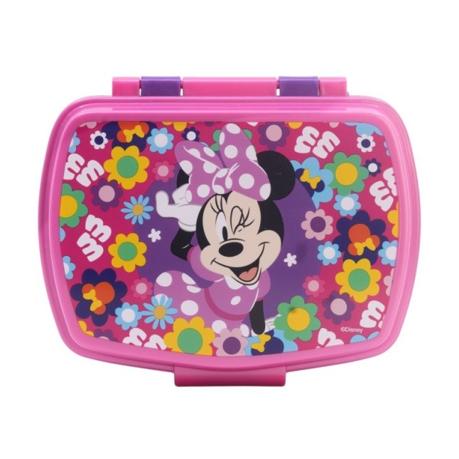 FUNNY SANDWICH BOX MINNIE BOLD FLORALS