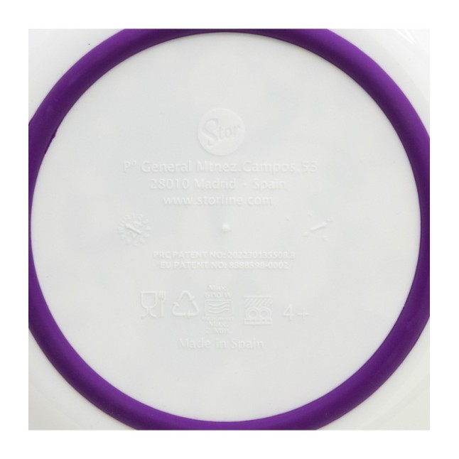 NON SLIP 5 PCS BICOLOR PREMIUM SET (PLATE, BOWL, TUMBLER, CUTLERY) IN STANDARD BOX MINNIE SUNSHINE