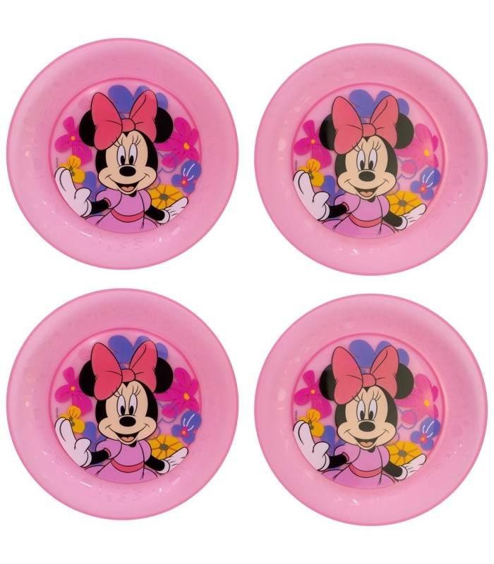 JOY 4 PCS PP PLATE SET MINNIE